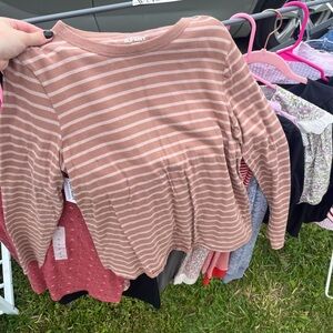 Old Navy, a new day, and time and tru long Sleeve Striped Top bundle